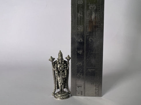 Pure Silver 92.5 Venkateshwar Swamy Antique 12.91g